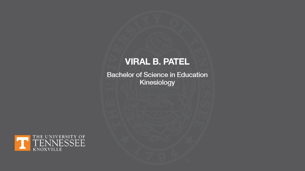 Viral B. Patel - Commencement